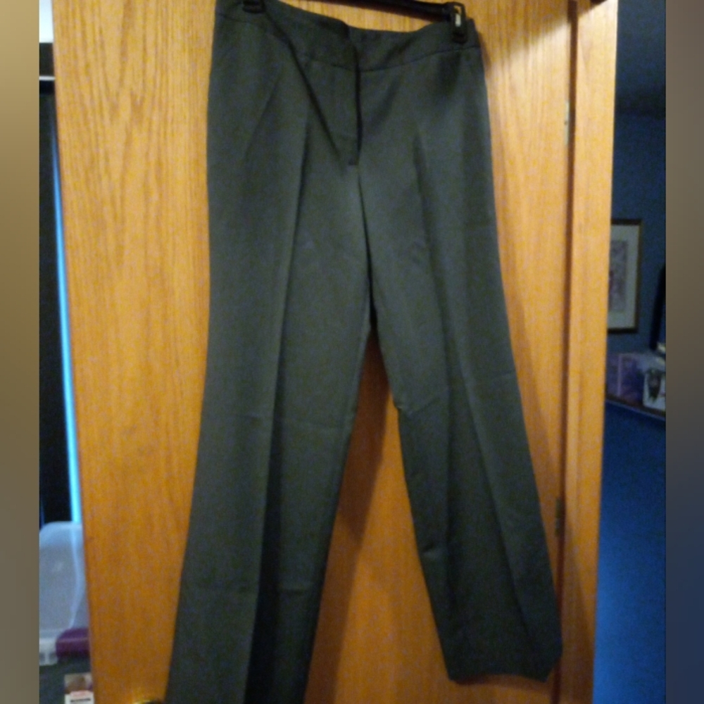Womens Edwards Signature Charcoal Gray Dress Pants #8525-079 Slacks Sz 8/32